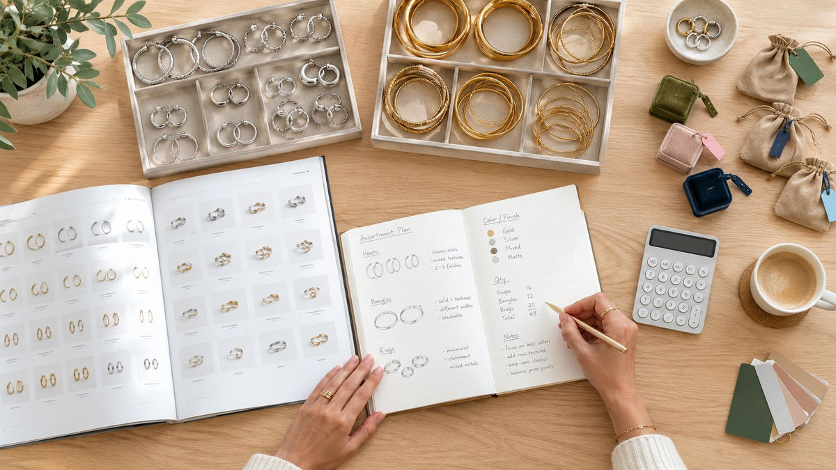 Boutique Jewelry Assortment Planning: Test Buys & Reorders