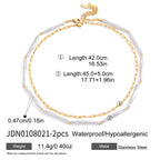 Two-necklace set showing separate lengths and extension