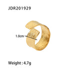 Stainless Steel Textured Split Band Ring variant reference