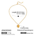 Gold-Tone Stainless Steel Heart Locket Necklace Collection — product reference