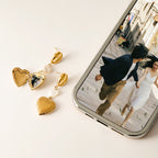Gold-Tone Heart Stainless Steel Earring Collection — wholesale view 3