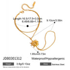 Sun hand chain measurements and extension detail