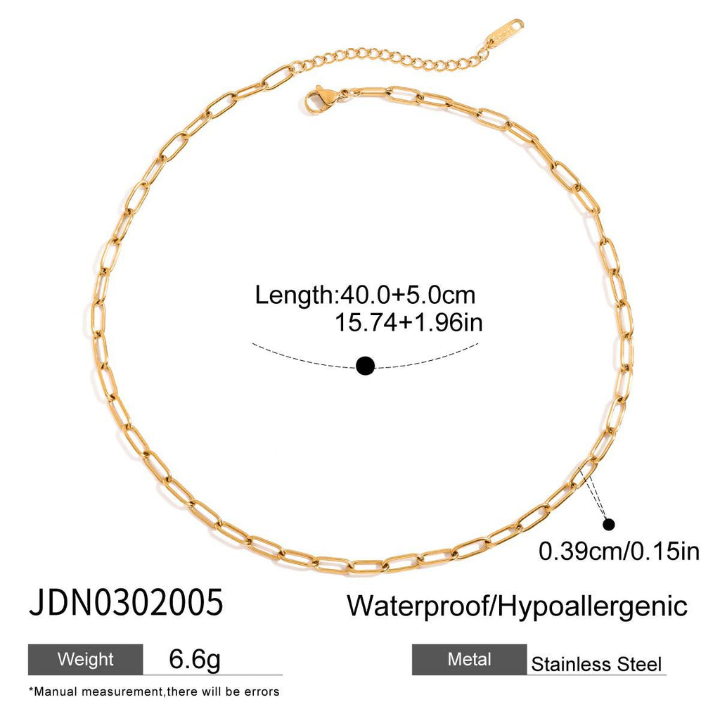 Gold-Tone Stainless Steel Heart Necklace Collection — additional style