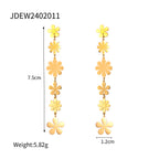 Gold Tone Stainless Steel Heart, Floral and Pendant Jewelry Collection — minimal chain necklace option