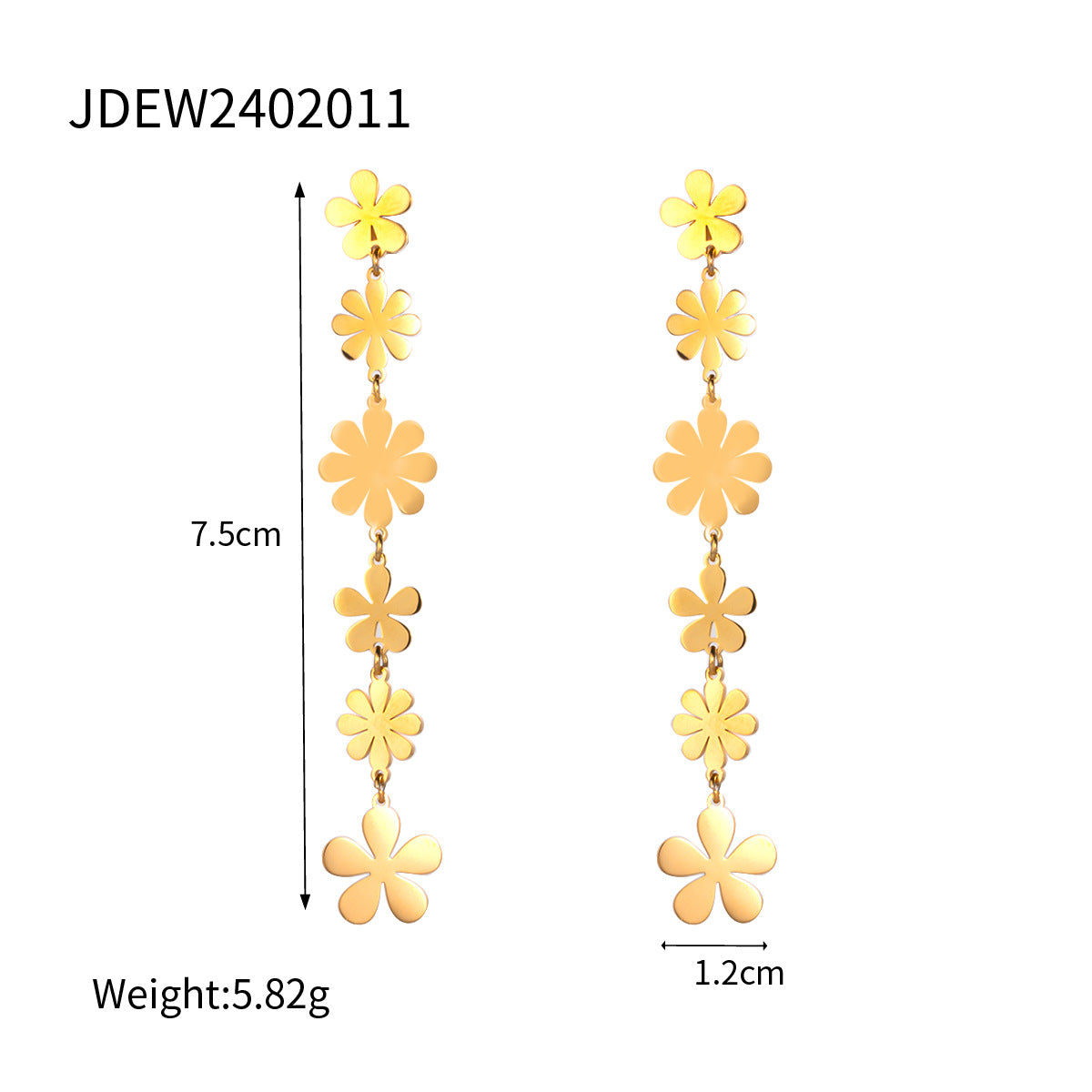 Gold Tone Stainless Steel Heart, Floral and Pendant Jewelry Collection — minimal chain necklace option