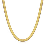Gold-Tone Layered Stainless Steel Necklace and Huggie Earring Collection variant reference