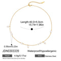 Clustered white-drop necklace with extender