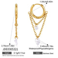 Long chain-draped hoop measurement reference
