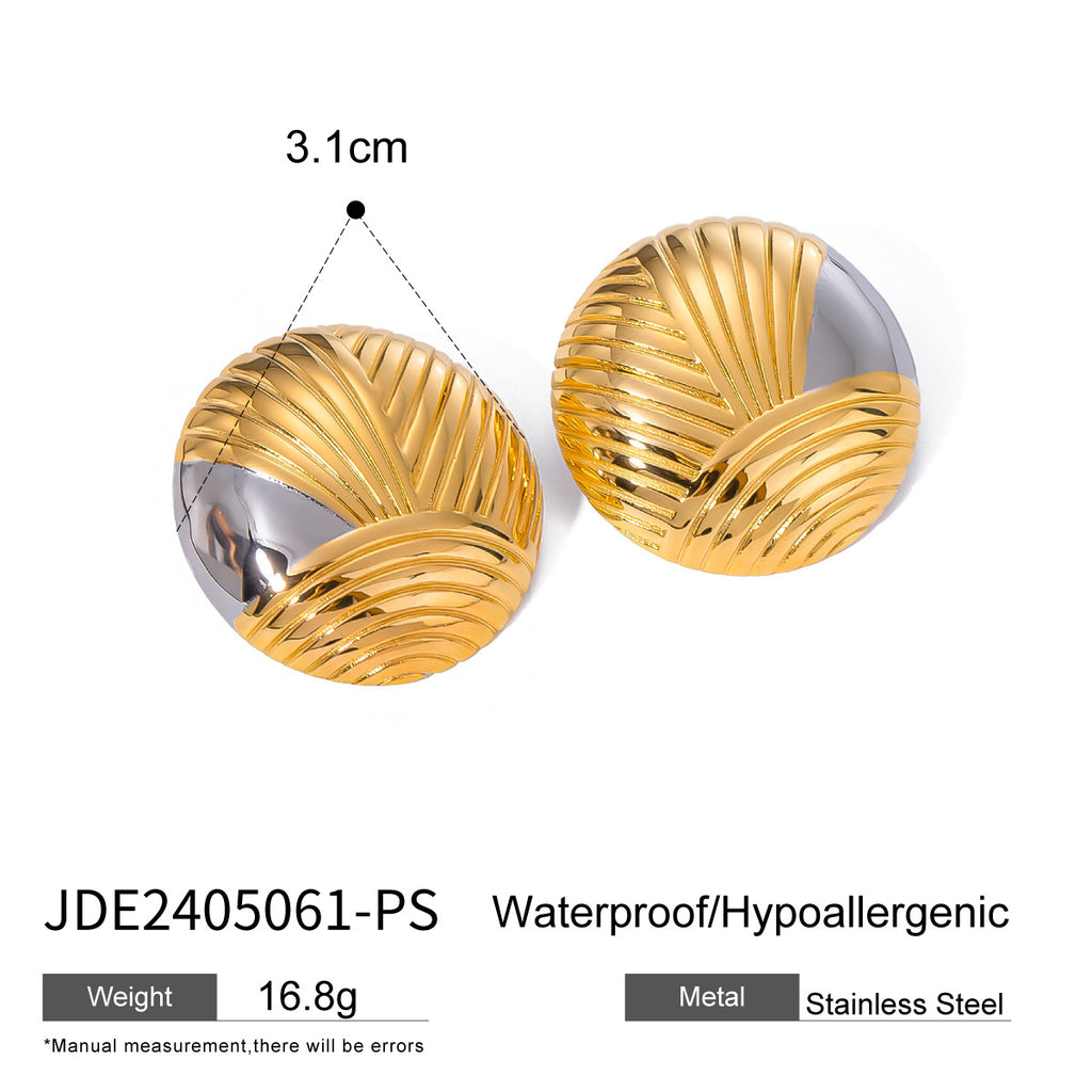 Mixed-Style Stainless Steel Jewelry Collection shown on model