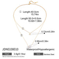 Gold-Tone Clear Accent Stainless Steel Pendant Necklace Collection variant reference