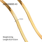 Gold-Tone Stainless Steel Heart Necklace Collection — scale reference