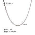 Wholesale Silver-Finish Stainless Steel Tassel Necklace Collection - option overview