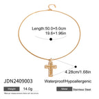 Additional cross necklace reference design, not a selectable variant in this listing