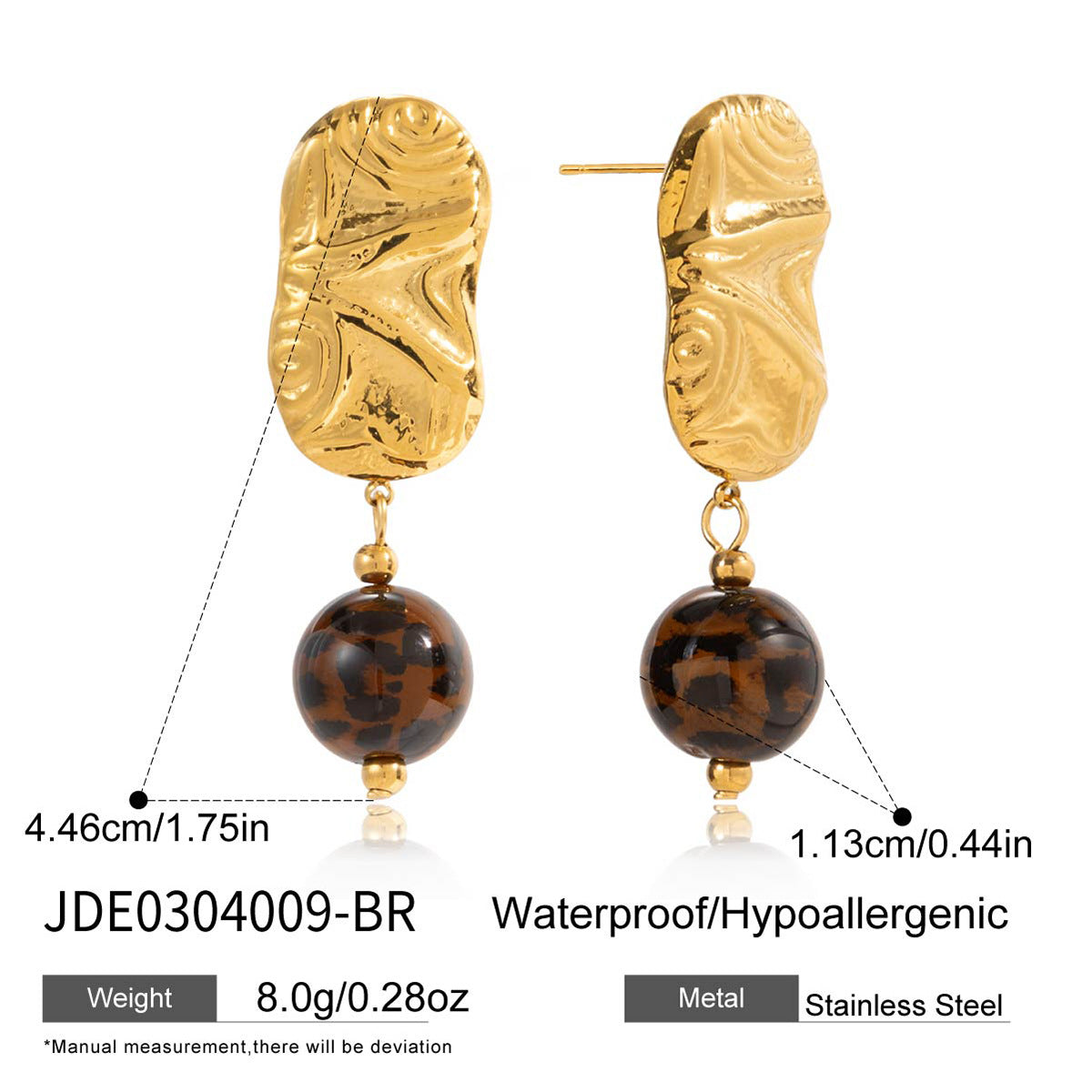 Stainless Steel Hoop and Drop Earring Collection material reference