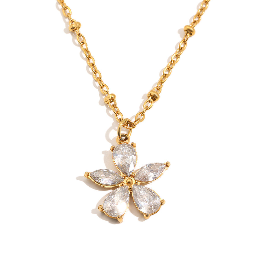 Clear petal settings and station chain close-up