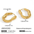 Wavy stainless steel hoop dimensions and hinge detail