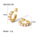 asymmetric pearl hoop earring sizes and 5.7 gram pair weight