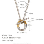 toggle pendant dimensions with 45 cm chain and 10 g listed weight