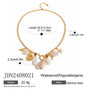Gold-Tone Stainless Steel Ocean Charm Necklace — product reference