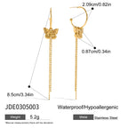 Gold-Tone Stainless Steel Hoop, Stud and Ear Cuff Collection construction detail