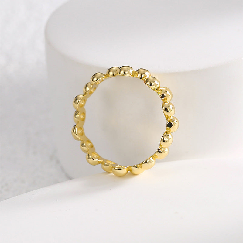 inside view of open-backed oval pebble band