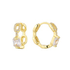 isolated front and profile cutout of link zirconia huggies