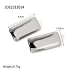 Steel color rectangular dome studs