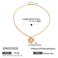 Gold-Tone Stainless Steel Heart Necklace Collection — product reference
