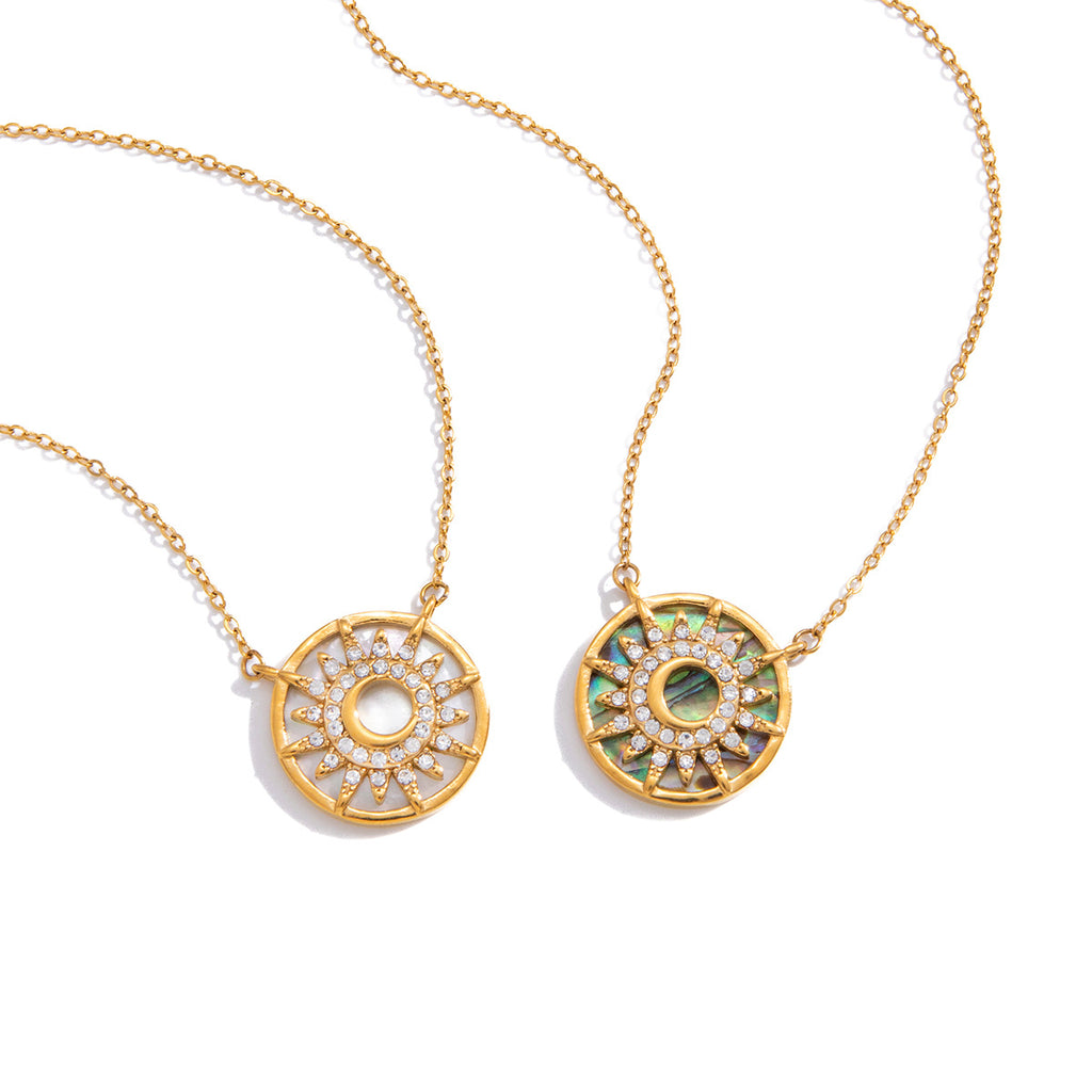 Two open sun pendant color options