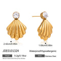 Stainless steel shell studs with size measurements