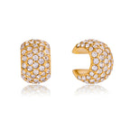 Stainless Steel Hoop, Ear Cuff and Heart Stud Earring Collection finish and shape detail