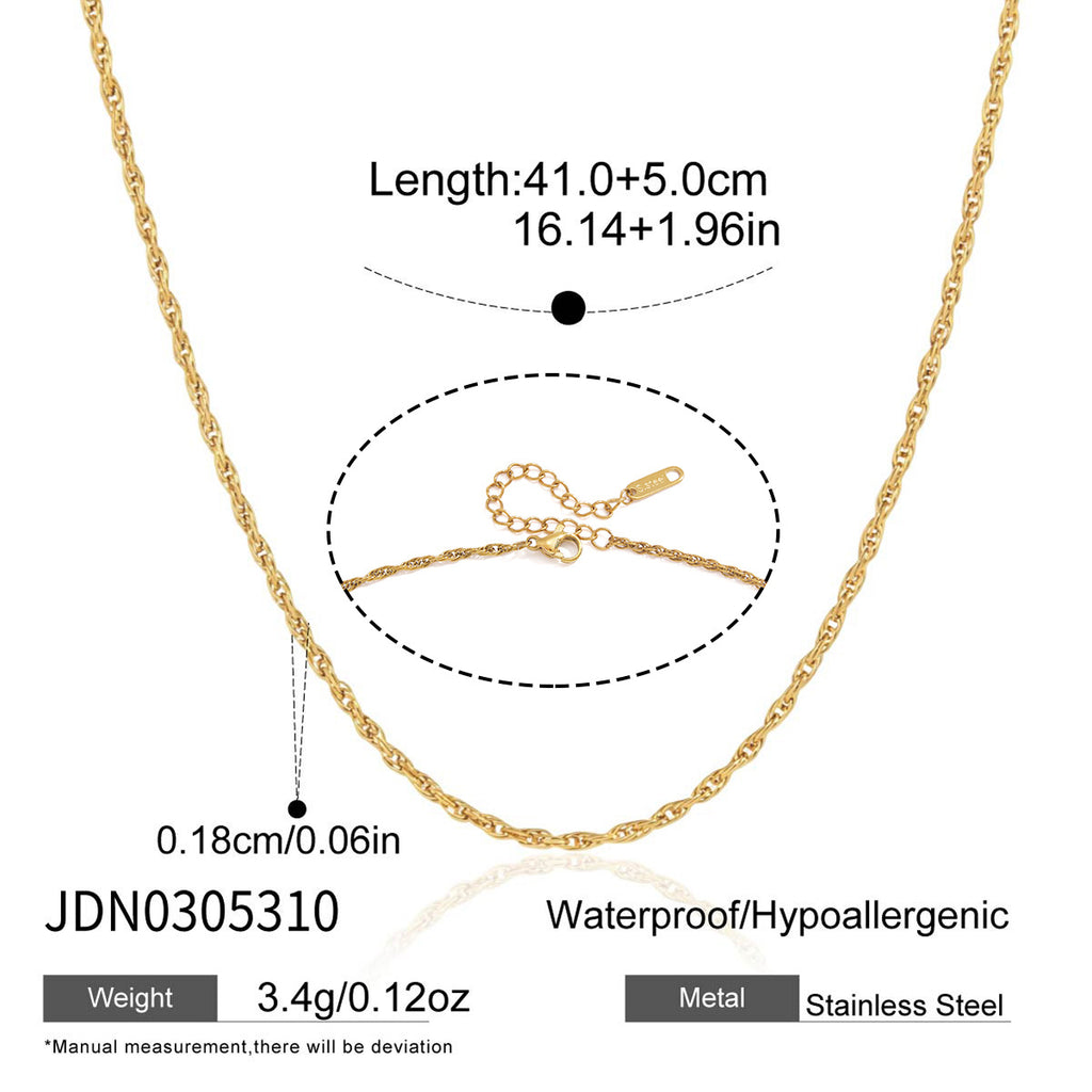 Fine twist chain measurement reference