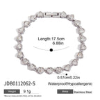 Wholesale Stainless Steel Necklace and Bracelet Collection in Mixed Finishes - scale reference