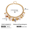 Gold-Tone Coastal Charm Stainless Steel Necklace — wholesale view 5