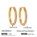 Larger slim rhinestone hoop size reference
