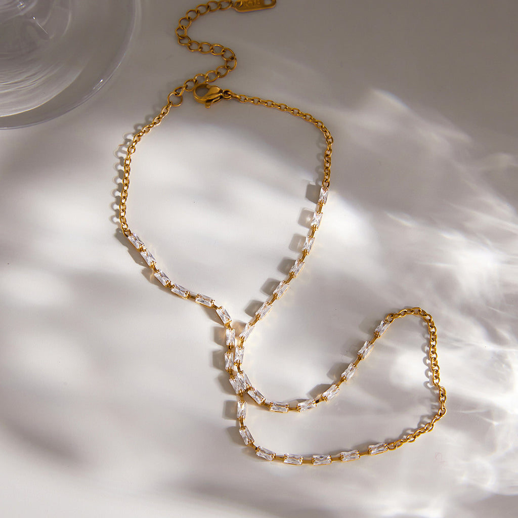 Gold-tone hand chain showing wrist and finger loops