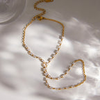 Gold-tone hand chain showing wrist and finger loops
