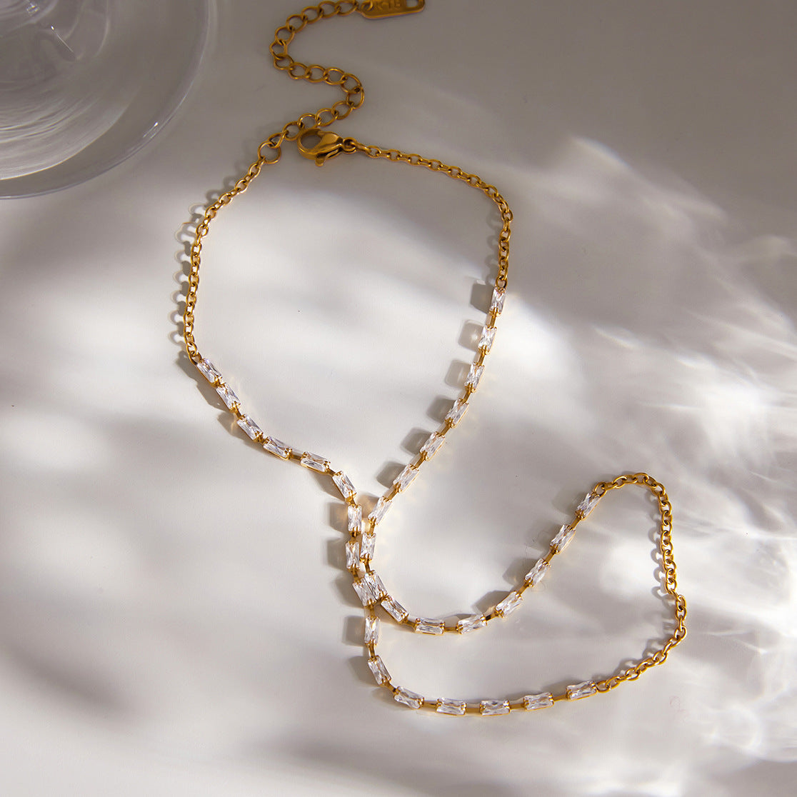 Gold-tone hand chain showing wrist and finger loops