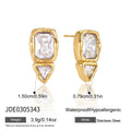 Rectangular and triangular zirconia studs with supplier dimensions