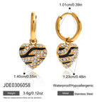 Wholesale Stainless Steel Heart Earring and Ring Collection - finish detail