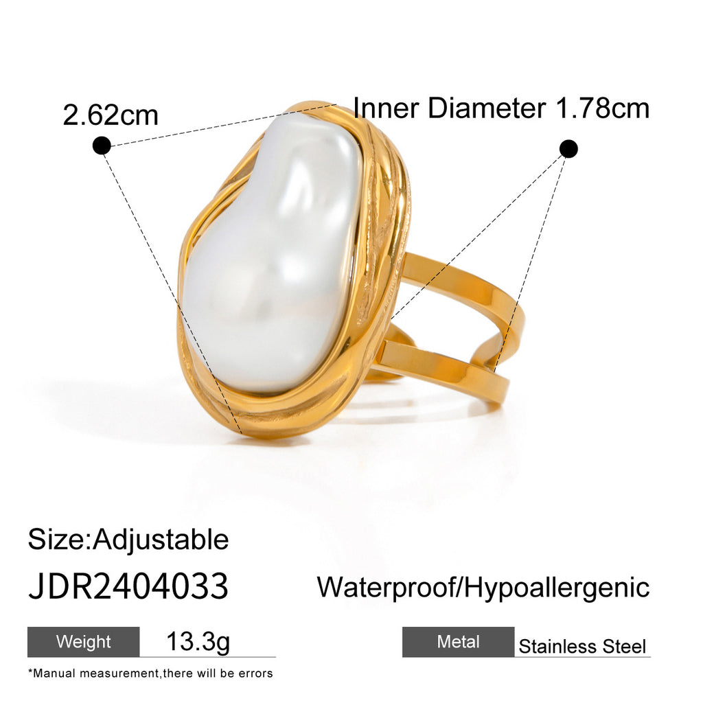 White inlay ring height and inner diameter measurements