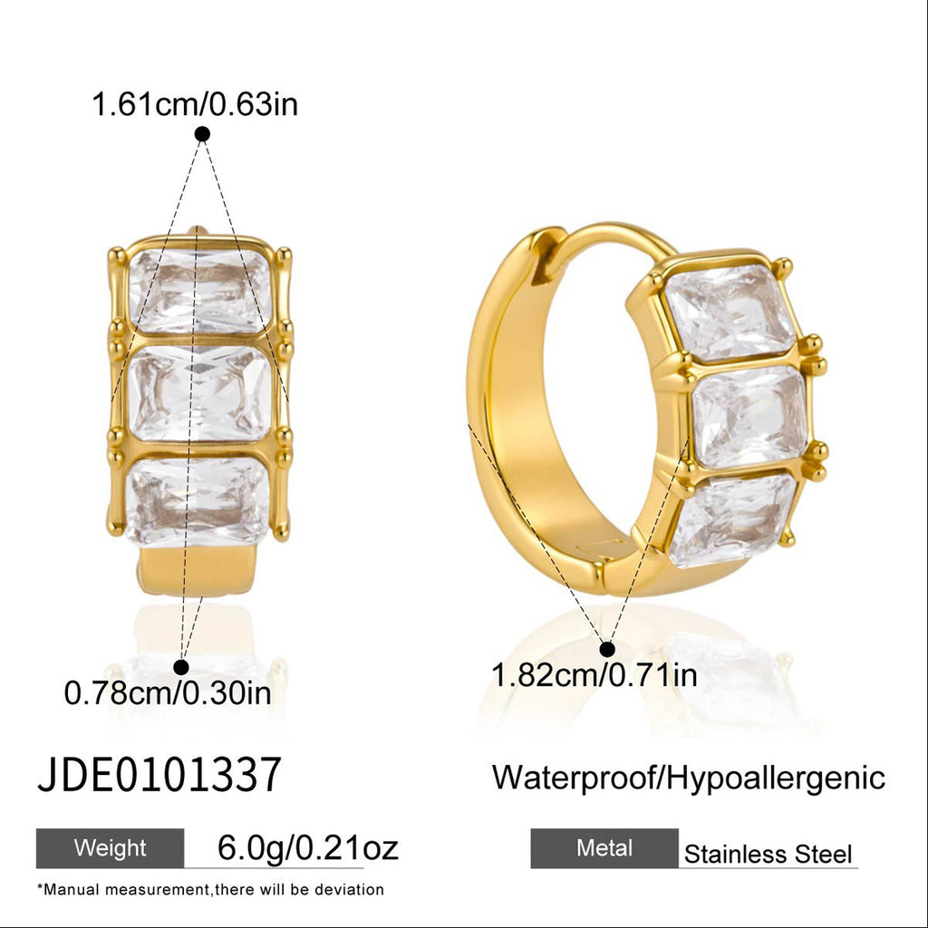 Stone hoop dimensions and hinged fastening detail