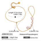 Hand chain with 17.5 cm wrist chain and extension measurements