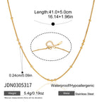 Fine chain with grouped bead stations and measurements