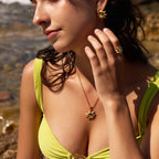 Sun jewelry styled with coordinating ring