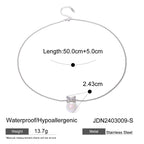 Pearl-drop necklace reference image, not a selectable option in this listing