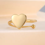 front view of the overlapping heart bypass ring silhouette