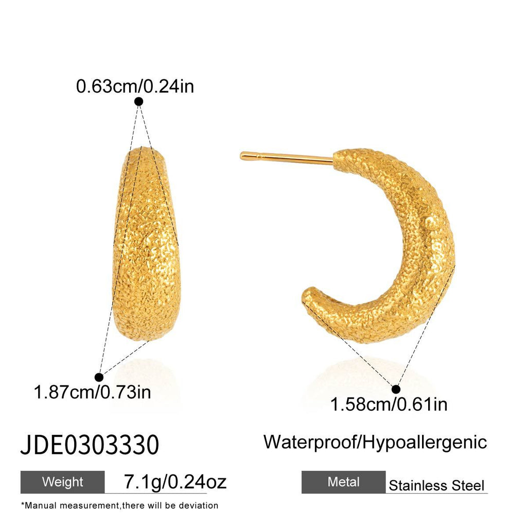 Granular curved hoop front and side views