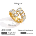 Stainless steel zirconia ring measurement image