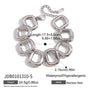 Open square-link bracelet size chart